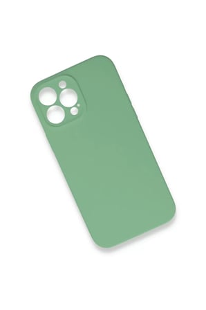 Newface Apple iPhone 13 Pro Kılıf Lansman Legant Silikon - Yeşil