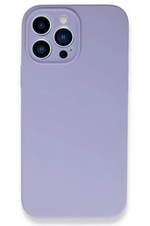 Newface Apple iPhone 13 Pro Max Kılıf Lansman Legant Silikon - Lila