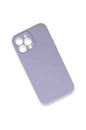Newface Apple iPhone 13 Pro Max Kılıf Lansman Legant Silikon - Lila