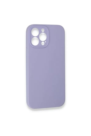 Newface Apple iPhone 13 Pro Max Kılıf Lansman Legant Silikon - Lila
