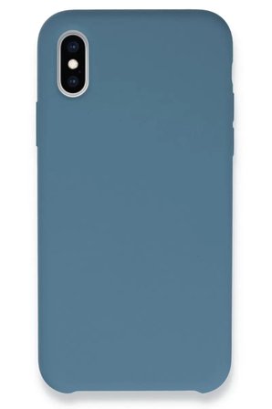 Newface Apple iPhone XS Max Kılıf Lansman Legant Silikon - Açık Mavi