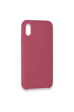 Newface Apple iPhone XS Max Kılıf Lansman Legant Silikon - Fuşya