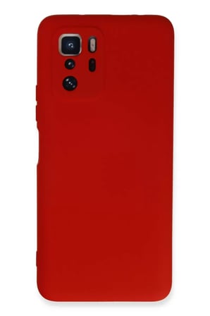 Newface Xiaomi Poco X3 GT Kılıf Nano içi Kadife Silikon - Kırmızı
