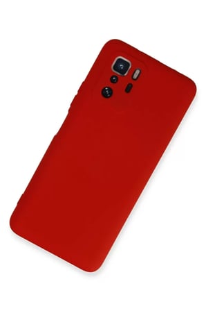 Newface Xiaomi Poco X3 GT Kılıf Nano içi Kadife Silikon - Kırmızı