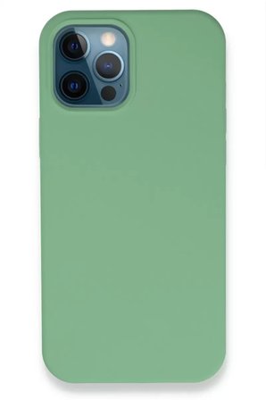 Newface Apple iPhone 12 Pro Kılıf Lansman Legant Silikon - Yeşil