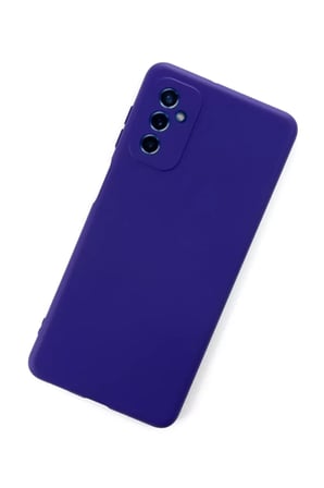 Newface Samsung Galaxy M52 5G Kılıf Nano içi Kadife Silikon - Mor