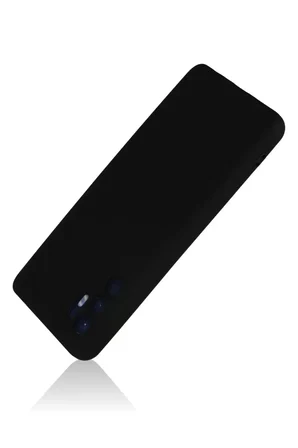 Newface Oppo Reno 6 Kılıf Nano içi Kadife Silikon - Siyah