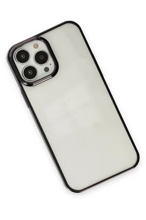 Newface Apple iPhone 13 Pro Max Kılıf Element Silikon - Siyah