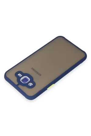 Newface Samsung Galaxy J7 Kılıf Montreal Silikon Kapak - Lacivert