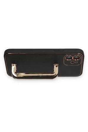 Newface Apple iPhone 12 Kılıf Coco Elit Kapak - Siyah