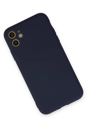 Newface Apple iPhone 11 Kılıf Nano içi Kadife Silikon - Lacivert
