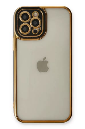 Newface Apple iPhone 12 Pro Kılıf Liva Lens Silikon - Siyah