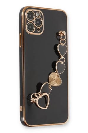 Newface Apple iPhone 11 Pro Kılıf Esila Silikon - Siyah