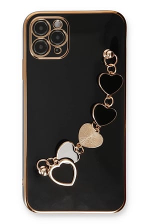 Newface Apple iPhone 11 Pro Kılıf Esila Silikon - Siyah
