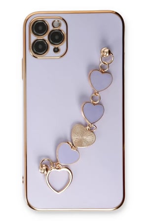 Newface Apple iPhone 11 Pro Kılıf Esila Silikon - Lila