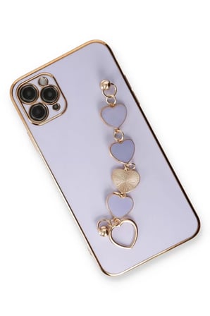Newface Apple iPhone 11 Pro Kılıf Esila Silikon - Lila