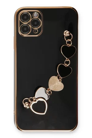 Newface Apple iPhone 11 Pro Max Kılıf Esila Silikon - Siyah