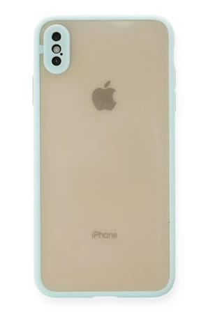 Newface Apple iPhone XS Max Kılıf Montreal Silikon Kapak - Turkuaz