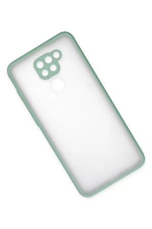 Newface Xiaomi Redmi Note 9 Kılıf Montreal Silikon Kapak - Turkuaz
