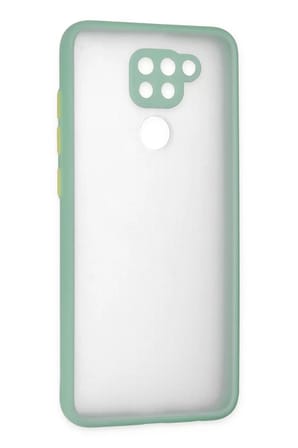 Newface Xiaomi Redmi Note 9 Kılıf Montreal Silikon Kapak - Turkuaz