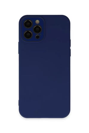 Newface Apple iPhone 12 Pro Kılıf Lansman Glass Kapak - Sky Blue
