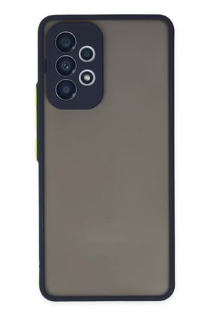 Newface Samsung Galaxy A33 5G Kılıf Montreal Silikon Kapak - Lacivert
