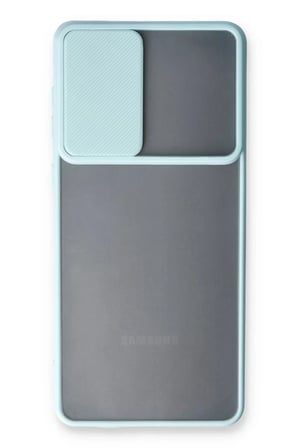 Newface Samsung Galaxy A33 5G Kılıf Palm Buzlu Kamera Sürgülü Silikon - Turkuaz
