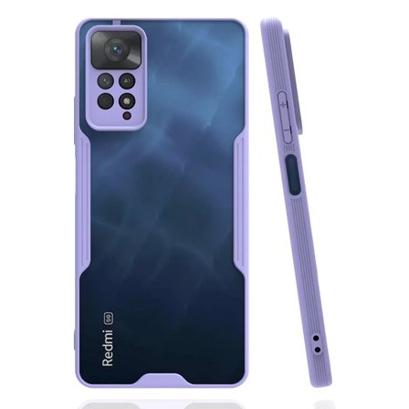 Newface Xiaomi Redmi Note 11 Pro Kılıf Platin Silikon - Lila