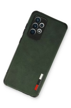 Newface Samsung Galaxy A73 5G Kılıf Loop Deri Silikon - Yeşil