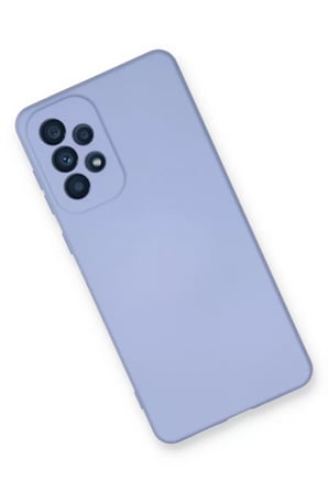 Newface Samsung Galaxy A53 5G Kılıf Nano içi Kadife Silikon - Lila