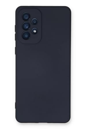 Newface Samsung Galaxy A53 5G Kılıf Nano içi Kadife Silikon - Lacivert