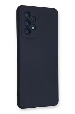Newface Samsung Galaxy A53 5G Kılıf Nano içi Kadife Silikon - Lacivert