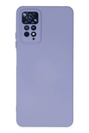 Newface Xiaomi Redmi Note 11 Pro Kılıf Nano içi Kadife Silikon - Lila