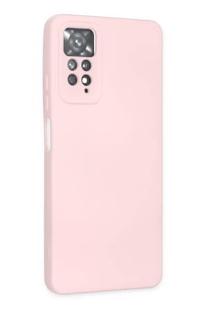 Newface Xiaomi Redmi Note 11 Pro Kılıf Nano içi Kadife Silikon - Pudra