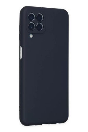Newface Samsung Galaxy M33 Kılıf Nano içi Kadife Silikon - Lacivert
