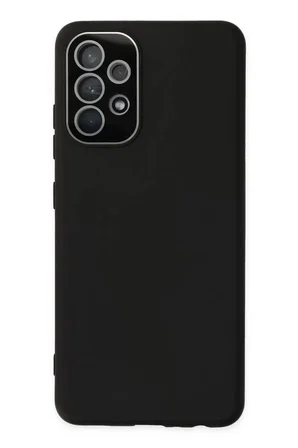 Newface Samsung Galaxy A33 5G Kılıf Lansman Glass Kapak - Siyah