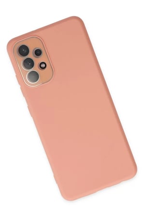 Newface Samsung Galaxy A33 5G Kılıf Lansman Glass Kapak - Pembe