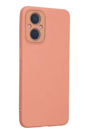 Newface Oppo Reno 7 Lİte Kılıf Lansman Glass Kapak - Pembe