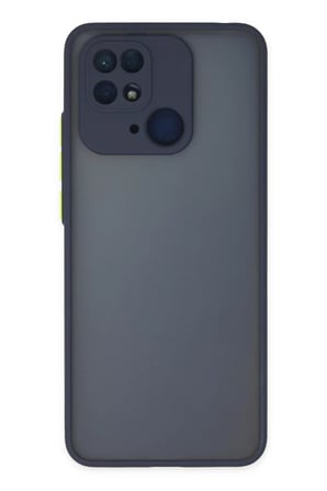 Newface Xiaomi Redmi 10C Kılıf Montreal Silikon Kapak - Lacivert