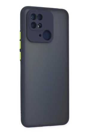 Newface Xiaomi Redmi 10C Kılıf Montreal Silikon Kapak - Lacivert