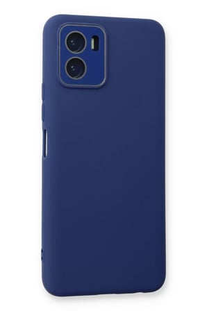 Newface Vivo Y15S Kılıf Lansman Glass Kapak - Sky Blue