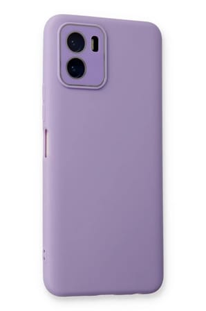 Newface Vivo Y15S Kılıf Lansman Glass Kapak - Lila