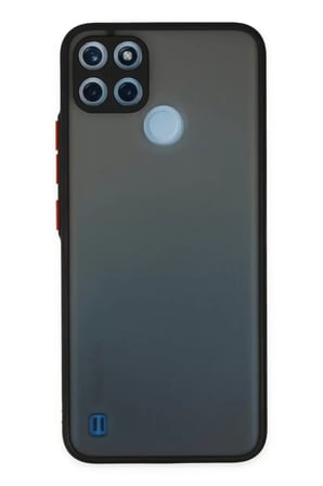 Newface Realme C21Y Kılıf Montreal Silikon Kapak - Siyah