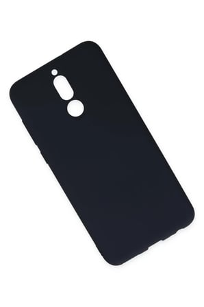Newface Huawei Mate 10 Lite Kılıf Nano içi Kadife Silikon - Lacivert