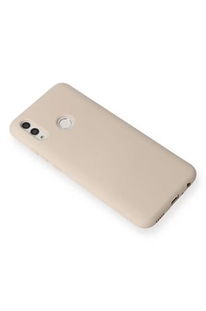 Newface Huawei P Smart 2019 Kılıf Nano içi Kadife Silikon - Pudra