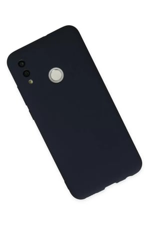 Newface Huawei P Smart 2019 Kılıf Nano içi Kadife Silikon - Lacivert