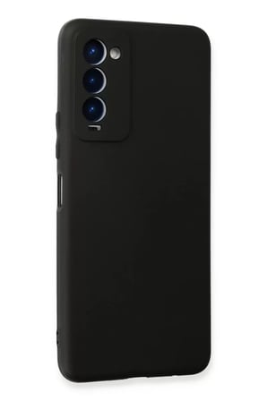Newface Tecno Camon 18 Kılıf First Silikon - Siyah