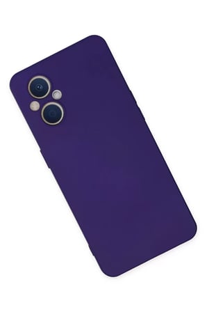 Newface Oppo Reno 7 Lite Kılıf Nano içi Kadife Silikon - Mor