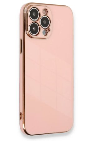 Newface Apple iPhone 13 Pro Kılıf Volet Silikon - Pembe