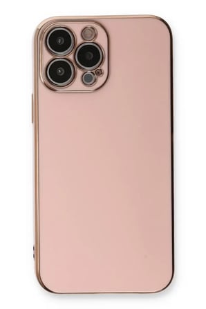 Newface Apple iPhone 13 Pro Kılıf Volet Silikon - Pembe